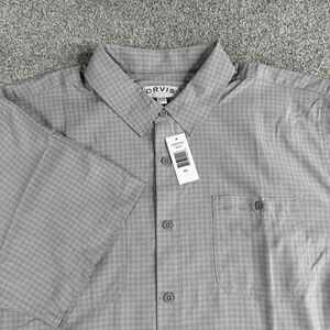 Orvis Short Sleeve Woven Tech Shirt Men's UV Protection Gray Size XXL NEW